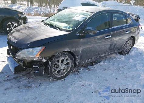 2013 Nissan Sentra Sr из США, поврежденный, VIN 3N1AB7AP2DL762695